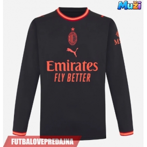 Lacne Muži Futbalové dres AC Milan 2026-27 Dlhy Rukáv - Tretina